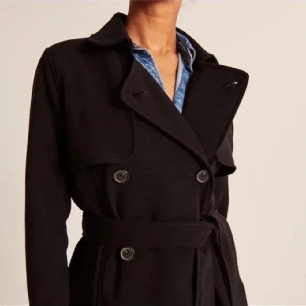 Abercrombie Drapey Trench Coat